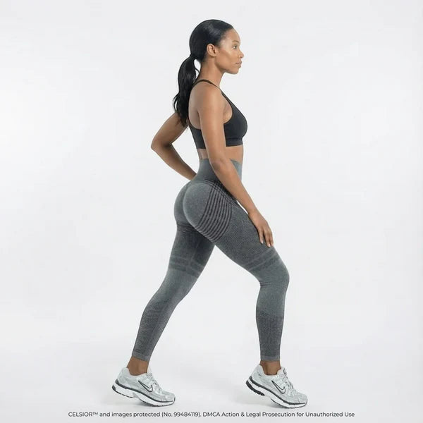 High Waisted And Hip Lifting Yoga Elastic Quick Drying Tight Pants ⭐